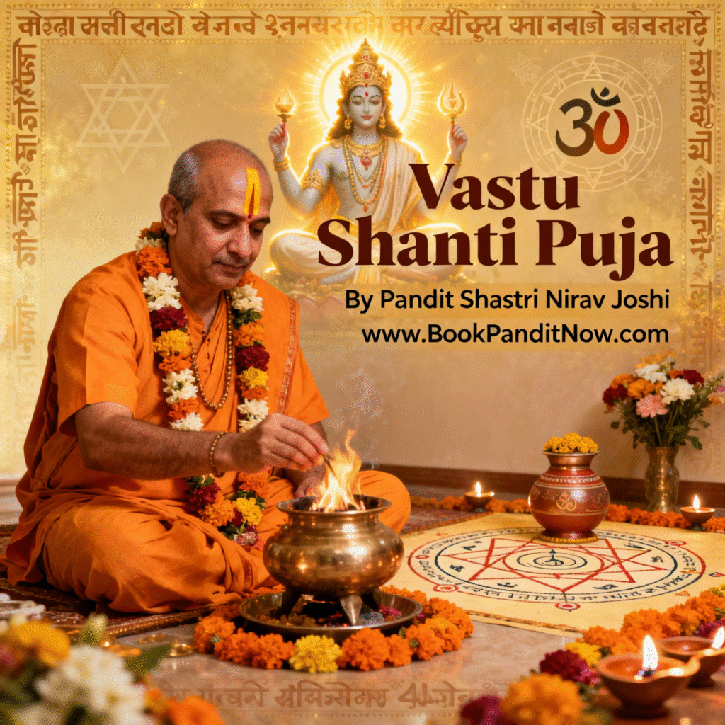 Vastu Shanti and Griha Pravesh Pooja performed by Pandit Shastri Nirav Joshi in Ahmedabad